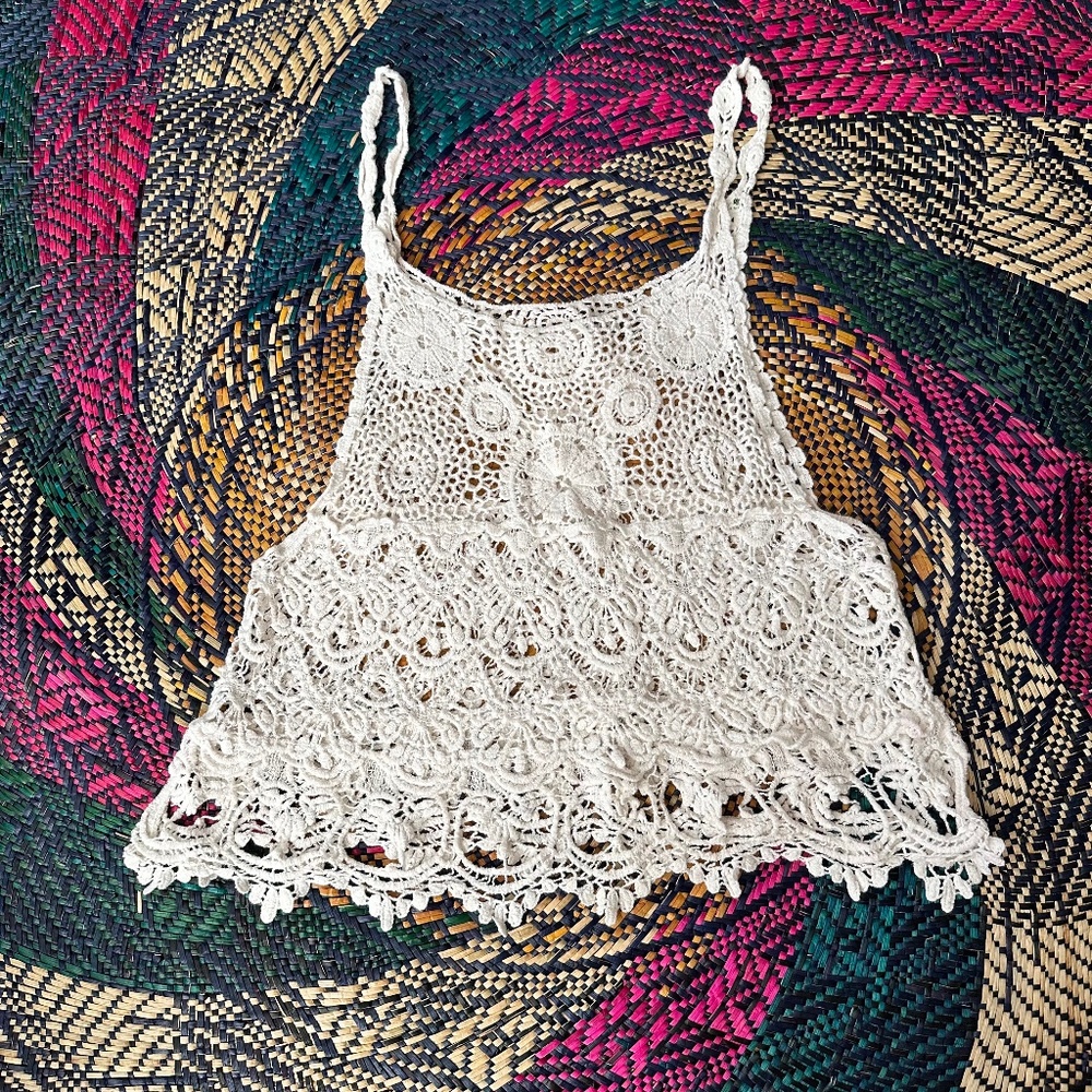 Crochet Tank Top Size Small